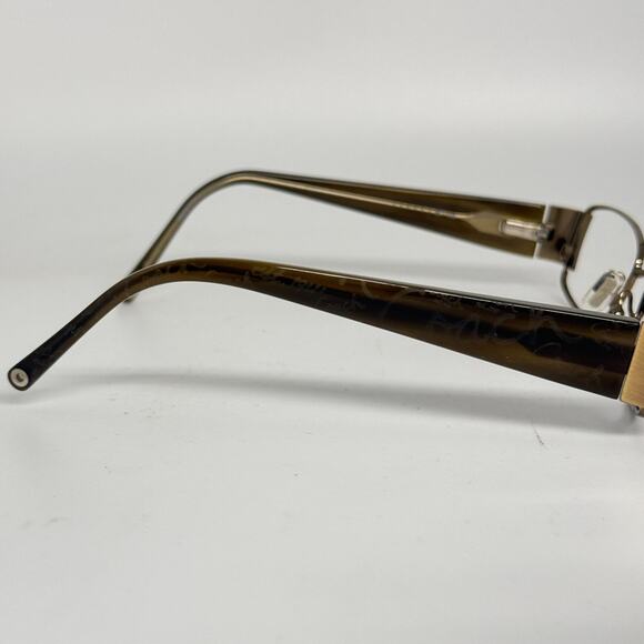 Coach Adriana 215 Tortoise Brown Rectangular Eyeglasses Frames 52-16 135 H17225 - Picture 4 of 7